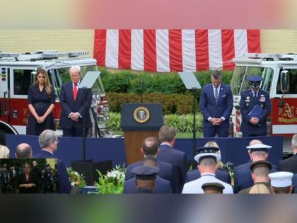 President Trump, First Lady Melania attend 24th anniversary of 9/11 attack | President Trump, First Lady Melania attend 24th anniversary of 9/11 attack