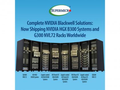 Supermicro Begins Volume Shipments of NVIDIA Blackwell Ultra Systems and Rack Plug-and-Play Data Center-Scale Solutions | Supermicro Begins Volume Shipments of NVIDIA Blackwell Ultra Systems and Rack Plug-and-Play Data Center-Scale Solutions