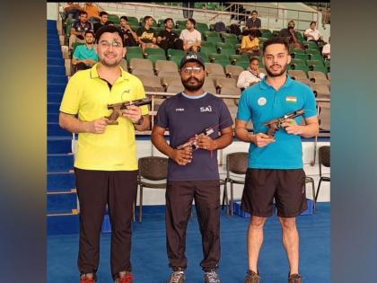 ISSF WC: Bhavesh Shekhawat in strong position after Stage 1 of 25m Rapid Fire Pistol qualification | ISSF WC: Bhavesh Shekhawat in strong position after Stage 1 of 25m Rapid Fire Pistol qualification