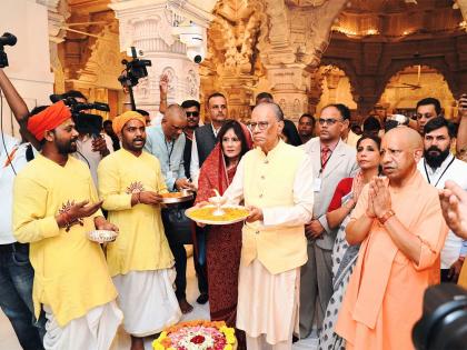 "Reflection of deep civilizational links...": MEA shares pictures from Mauritius PM's visit to Ram Janmabhoomi Temple | "Reflection of deep civilizational links...": MEA shares pictures from Mauritius PM's visit to Ram Janmabhoomi Temple "Reflection of deep civilizational links...": MEA shares pictures from Mauritius PM's visit to Ram Janmabhoomi Temple | "Reflection of deep civilizational links...": MEA shares pictures from Mauritius PM's visit to Ram Janmabhoomi Temple