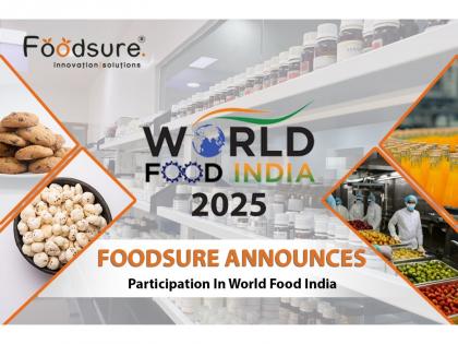 Foodsure Announces Participation in World Food India 2025 to Drive Innovation in the Food & Beverage Sector | Foodsure Announces Participation in World Food India 2025 to Drive Innovation in the Food & Beverage Sector