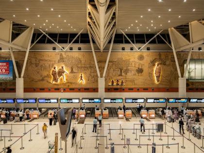 Ahmedabad's SVPI Airport unveils 3 new installations celebrating Gujarat's freedom, festivity, aspirations | Ahmedabad's SVPI Airport unveils 3 new installations celebrating Gujarat's freedom, festivity, aspirations