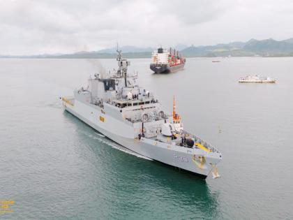 Indian Naval Ship Kadmatt arrives in Fiji for "goodwill visit" | Indian Naval Ship Kadmatt arrives in Fiji for "goodwill visit"