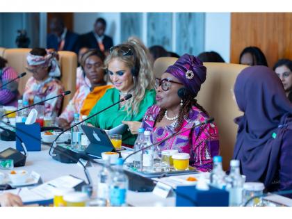 Senator Rasha Kelej Received Liberia First Lady for Merck Foundation First Ladies Initiative Summit 2025 | Senator Rasha Kelej Received Liberia First Lady for Merck Foundation First Ladies Initiative Summit 2025