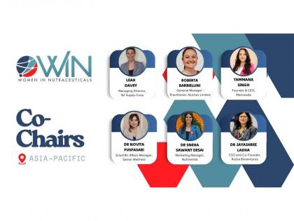 Women In Nutraceuticals Expands APAC Leadership With Appointment of Country Co-Chairs in India Australia and New Zealand | Women In Nutraceuticals Expands APAC Leadership With Appointment of Country Co-Chairs in India Australia and New Zealand