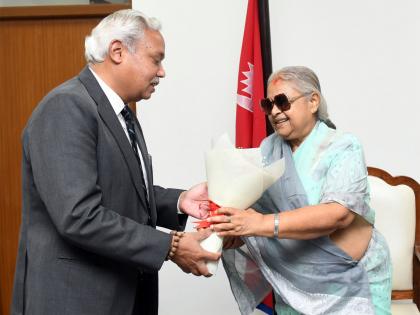 Indian Amb Naveen Srivastava calls on Nepal PM Karki, conveys PM Modi's congratulatory message | Indian Amb Naveen Srivastava calls on Nepal PM Karki, conveys PM Modi's congratulatory message Indian Amb Naveen Srivastava calls on Nepal PM Karki, conveys PM Modi's congratulatory message | Indian Amb Naveen Srivastava calls on Nepal PM Karki, conveys PM Modi's congratulatory message