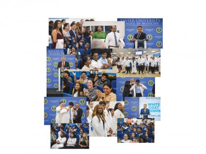 Xavier University School of Medicine - Aruba welcomes Fall 2025 Medicine, Veterinary, and Nursing cohort with Orientation & White Coat Ceremony | Xavier University School of Medicine - Aruba welcomes Fall 2025 Medicine, Veterinary, and Nursing cohort with Orientation & White Coat Ceremony