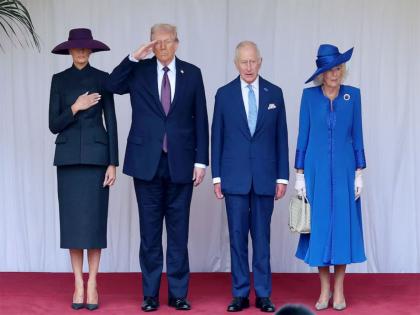 US President, First Lady participate in Windsor Castle arrival ceremony | US President, First Lady participate in Windsor Castle arrival ceremony