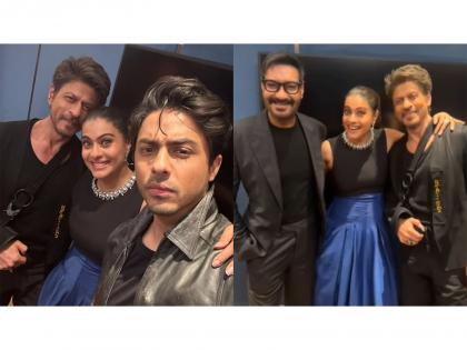 Inside Kajol, Ajay Devgn's rare reunion with Shah Rukh Khan and family, actor says "too excited" | Inside Kajol, Ajay Devgn's rare reunion with Shah Rukh Khan and family, actor says "too excited"