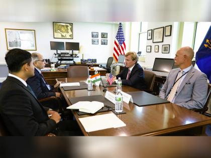 Indian Envoy Kwatra, Pentagon's Colby review bilateral defence cooperation | Indian Envoy Kwatra, Pentagon's Colby review bilateral defence cooperation Indian Envoy Kwatra, Pentagon's Colby review bilateral defence cooperation | Indian Envoy Kwatra, Pentagon's Colby review bilateral defence cooperation