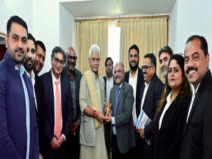 J-K: Indo-Australian delegation meets LG Manoj Sinha, proposes major CSR initiatives | J-K: Indo-Australian delegation meets LG Manoj Sinha, proposes major CSR initiatives