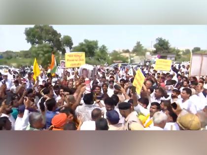 Yadav community members demand change in Farhan Akhtar's '120 Bahadur' movie title, organise protest in Gurugram | Yadav community members demand change in Farhan Akhtar's '120 Bahadur' movie title, organise protest in Gurugram