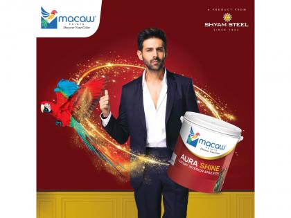 Shyam Steel Launches Macaw Paints with Bollywood's Heartthrob Kartik Aaryan as Brand Ambassador | Shyam Steel Launches Macaw Paints with Bollywood's Heartthrob Kartik Aaryan as Brand Ambassador