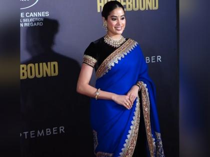 Janhvi Kapoor steps out in late mother Sridevi's saree for 'Homebound' special screening; check pics | Janhvi Kapoor steps out in late mother Sridevi's saree for 'Homebound' special screening; check pics