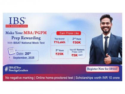IBSAT 2025 National Mock Test with Prize Money | IBSAT 2025 National Mock Test with Prize Money