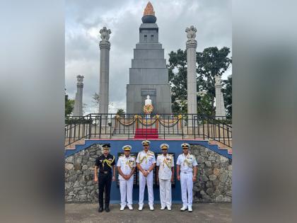 Navy Chief Dinesh K Tripathi pays tribute at IPKF Memorial in Colombo, pushes for stronger defence ties with Sri Lanka | Navy Chief Dinesh K Tripathi pays tribute at IPKF Memorial in Colombo, pushes for stronger defence ties with Sri Lanka