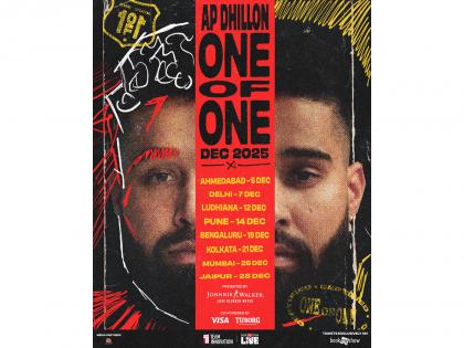 AP Dhillon announces Indian leg of 'One of One' music tour, set to span across 8 cities | AP Dhillon announces Indian leg of 'One of One' music tour, set to span across 8 cities