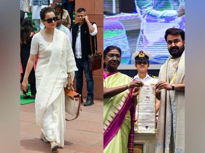 "We feel good to see our seniors being awarded": Kangana Ranaut on Mohanlal's Dadasaheb Phalke Award honour | "We feel good to see our seniors being awarded": Kangana Ranaut on Mohanlal's Dadasaheb Phalke Award honour