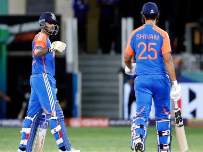 "Looking at their bowling lineup, they had a left-arm and a leg spinner...": Suryakumar Yadav on promoting Shivam Dube in batting order | "Looking at their bowling lineup, they had a left-arm and a leg spinner...": Suryakumar Yadav on promoting Shivam Dube in batting order