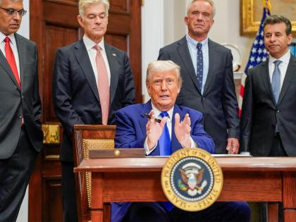 Trump's 100% tariff on patented drugs puts spotlight on India's USD 30 billion pharma export market | Trump's 100% tariff on patented drugs puts spotlight on India's USD 30 billion pharma export market Trump's 100% tariff on patented drugs puts spotlight on India's USD 30 billion pharma export market | Trump's 100% tariff on patented drugs puts spotlight on India's USD 30 billion pharma export market