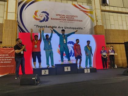 India clinches gold, 3 silver medals at Special Olympics Asia Pacific Badminton competition | India clinches gold, 3 silver medals at Special Olympics Asia Pacific Badminton competition