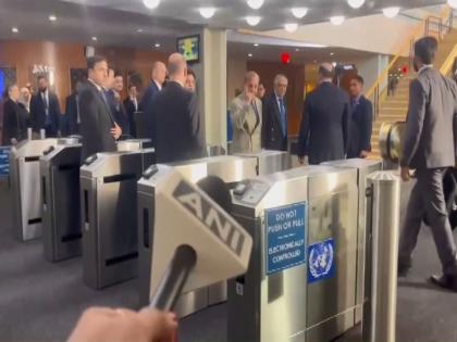 Pak PM Shehbaz Sharif confronted by ANI on cross-border terrorism before his UN speech, watch reaction | Pak PM Shehbaz Sharif confronted by ANI on cross-border terrorism before his UN speech, watch reaction