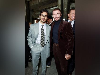 Ishaan Khatter meets with David Beckham at Milan Fashion Week | Ishaan Khatter meets with David Beckham at Milan Fashion Week
