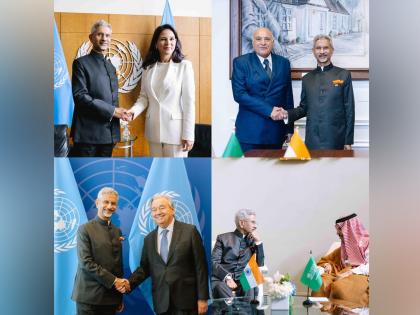 Jaishankar meets UN Secretary General Antonio Guterres, other leaders at UNGA | Jaishankar meets UN Secretary General Antonio Guterres, other leaders at UNGA
