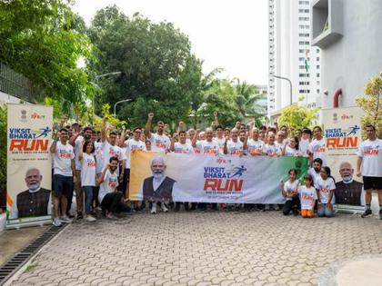 Indian diaspora in over 100 countries come together for Viksit Bharat Run | Indian diaspora in over 100 countries come together for Viksit Bharat Run