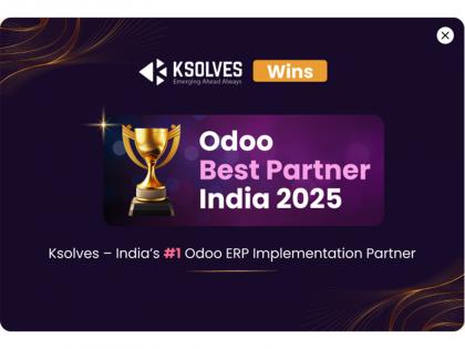 Ksolves India Limited Earned the Prestigious "Odoo Best Partner India 2025" Title | Ksolves India Limited Earned the Prestigious "Odoo Best Partner India 2025" Title