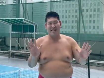 "Modi, you are a winner," says Jokoryu Takayuki, Japanese Sumo wrestler | "Modi, you are a winner," says Jokoryu Takayuki, Japanese Sumo wrestler