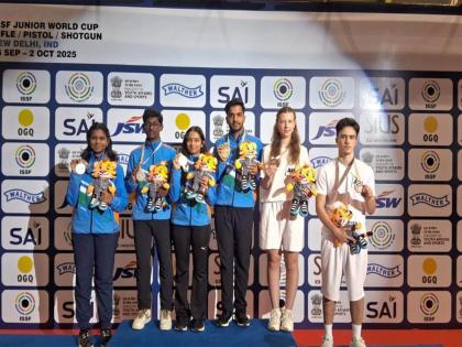 ISSF Junior WC: India claim air rifle mixed team gold and silver as Croatia, Czechia wins Trap gold | ISSF Junior WC: India claim air rifle mixed team gold and silver as Croatia, Czechia wins Trap gold ISSF Junior WC: India claim air rifle mixed team gold and silver as Croatia, Czechia wins Trap gold | ISSF Junior WC: India claim air rifle mixed team gold and silver as Croatia, Czechia wins Trap gold