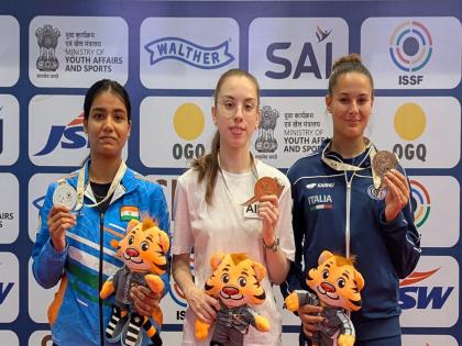 ISSF Junior World Cup: Tejaswani bags silver; India finishes at top in medal tally | ISSF Junior World Cup: Tejaswani bags silver; India finishes at top in medal tally