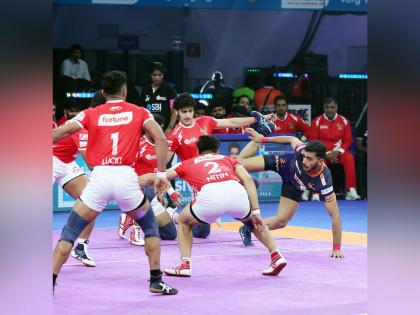 PKL 12: Sandeep runs riot as U Mumba secure massive 15-point win over Gujarat Giants | PKL 12: Sandeep runs riot as U Mumba secure massive 15-point win over Gujarat Giants