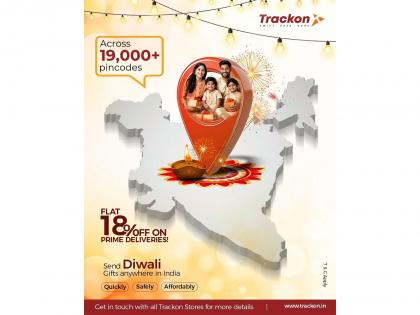 Delivering Festive Joy: Trackon Announces Special Diwali Campaign | Delivering Festive Joy: Trackon Announces Special Diwali Campaign