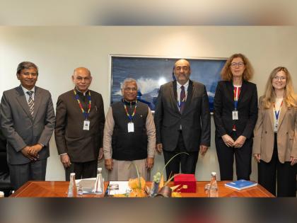 Rajya Sabha Dy Chairman Harivansh holds key bilateral meetings at P20 Summit | Rajya Sabha Dy Chairman Harivansh holds key bilateral meetings at P20 Summit