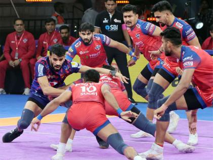 PKL 12: Ashu Malik continues fine form as Dabang Delhi register comprehensive win over UP Yoddhas | PKL 12: Ashu Malik continues fine form as Dabang Delhi register comprehensive win over UP Yoddhas