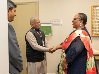 Rajya Sabha Deputy Chairman meets South Africa's National Assembly Speaker | Rajya Sabha Deputy Chairman meets South Africa's National Assembly Speaker