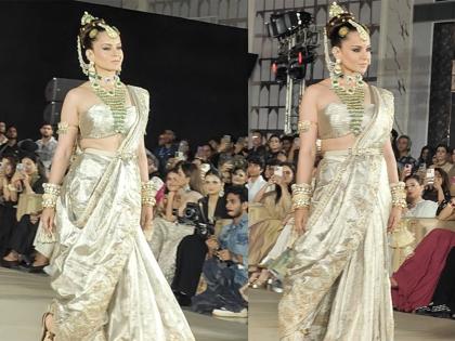 Kangana Ranaut stuns in regal bridal look as she returns to ramp for 'Raabta by Rahul' | Kangana Ranaut stuns in regal bridal look as she returns to ramp for 'Raabta by Rahul'