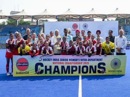 RSPB crowned champions of 5th Hockey India Senior Women's Inter-Department National C'ship | RSPB crowned champions of 5th Hockey India Senior Women's Inter-Department National C'ship