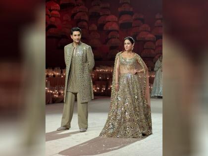 Sara, Ibrahim bring fun and grace to their first ramp walk together for Abhinav Mishra | Sara, Ibrahim bring fun and grace to their first ramp walk together for Abhinav Mishra