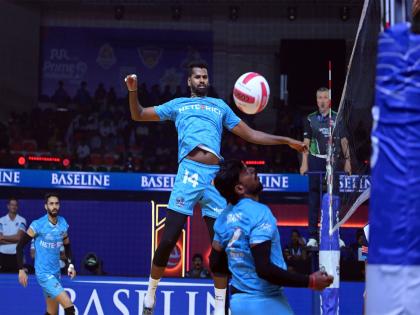PVL: Kochi Blue Spikers secure win over Goa Guardians | PVL: Kochi Blue Spikers secure win over Goa Guardians