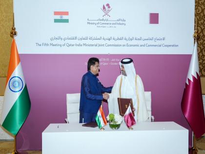 Piyush Goyal co-chairs India-Qatar Joint Commission meeting on Economic and Commercial Cooperation | Piyush Goyal co-chairs India-Qatar Joint Commission meeting on Economic and Commercial Cooperation
