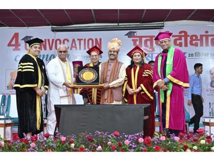 Smiling Faces as Students Receive Degrees at the Convocation, Fourth Convocation Ceremony of the University of Technology, Jaipur | Smiling Faces as Students Receive Degrees at the Convocation, Fourth Convocation Ceremony of the University of Technology, Jaipur