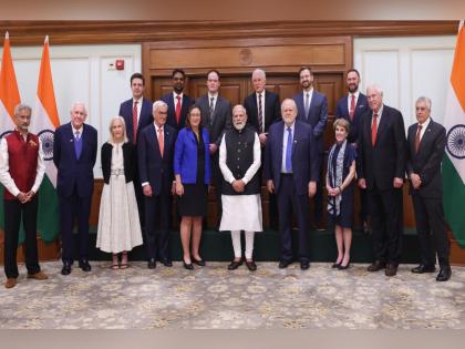 PM Modi meets US delegation led by Walter Russell Mead to boost ties | PM Modi meets US delegation led by Walter Russell Mead to boost ties