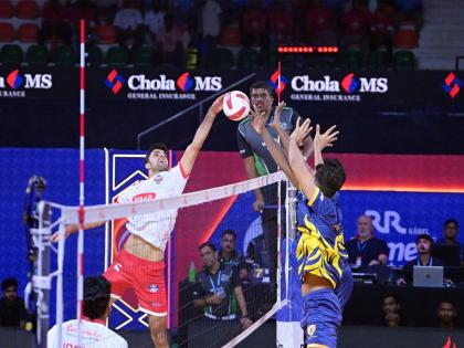 PVL 2025: Kolkata Thunderbolts pick solid win over Kochi Blue Spikers to get three points | PVL 2025: Kolkata Thunderbolts pick solid win over Kochi Blue Spikers to get three points
