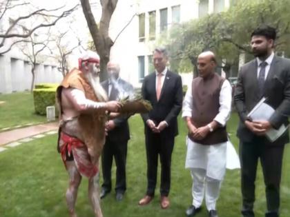 Rajnath Singh honoured with traditional 'Welcome to Country' ceremony, holds key talks with Australian leaders to strengthen defence ties | Rajnath Singh honoured with traditional 'Welcome to Country' ceremony, holds key talks with Australian leaders to strengthen defence ties Rajnath Singh honoured with traditional 'Welcome to Country' ceremony, holds key talks with Australian leaders to strengthen defence ties | Rajnath Singh honoured with traditional 'Welcome to Country' ceremony, holds key talks with Australian leaders to strengthen defence ties