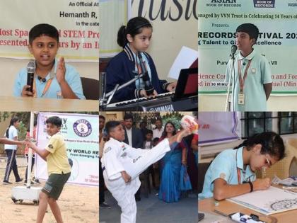 Edify School Sets Global Benchmark at Elite World Records Festival | Edify School Sets Global Benchmark at Elite World Records Festival