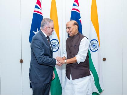 'Confident that relationship will continue to grow deeper, stronger": Rajnath Singh meets Australian PM Anthony Albanese | 'Confident that relationship will continue to grow deeper, stronger": Rajnath Singh meets Australian PM Anthony Albanese 'Confident that relationship will continue to grow deeper, stronger": Rajnath Singh meets Australian PM Anthony Albanese | 'Confident that relationship will continue to grow deeper, stronger": Rajnath Singh meets Australian PM Anthony Albanese