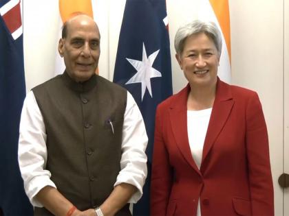 Rajnath Singh holds delegation-level talks with Australian FM Penny Wong | Rajnath Singh holds delegation-level talks with Australian FM Penny Wong Rajnath Singh holds delegation-level talks with Australian FM Penny Wong | Rajnath Singh holds delegation-level talks with Australian FM Penny Wong